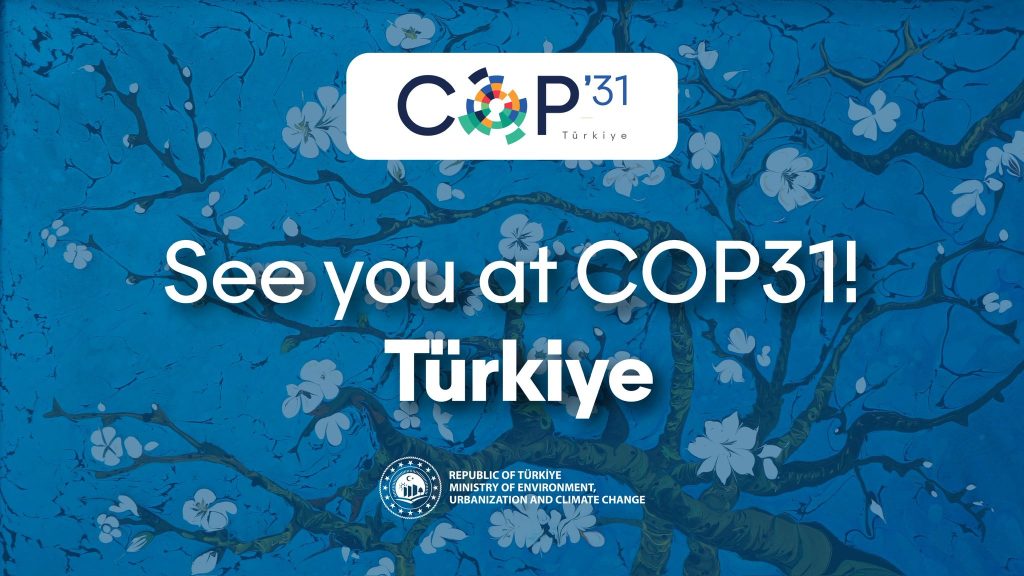 COP31 Türkiye iklim zirvesi - Antalya'da See you at COP31 görseli